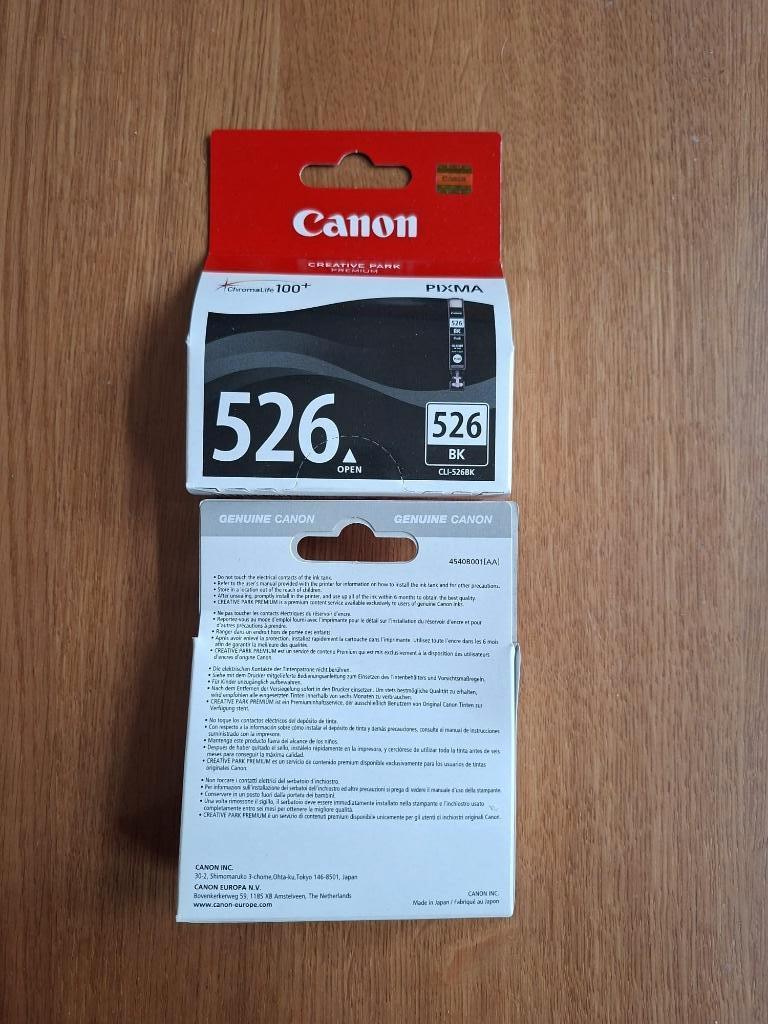 Canon inktjetcatridges 526BK (zwart), Ophalen of Verzenden, Nieuw, Cartridge, Canon