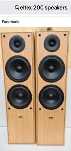 Eltax Concept 200 Speakers - 25,00 € per stuk, Gebruikt, 120 watt of meer, Front, Rear of Stereo speakers, Ophalen