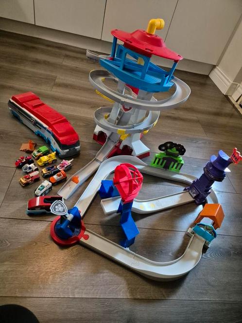 Paw patrol volledig, compleet en in goede staat, Kinderen en Baby's, Speelgoed | Speelgoedvoertuigen, Zo goed als nieuw, Ophalen