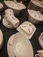 Schattig brocante bloemetjes servies, Ophalen, Gebruikt, Overige stijlen, Porselein