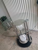 Bijzettafel Zandloper Uniek Design, Rond, 55 tot 75 cm, Modern, Ophalen