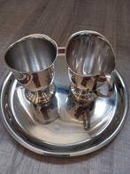 Douwe Egberts Verzilverd Melk & Suiker Set, Antiek en Kunst, Antiek | Goud en Zilver, Ophalen of Verzenden