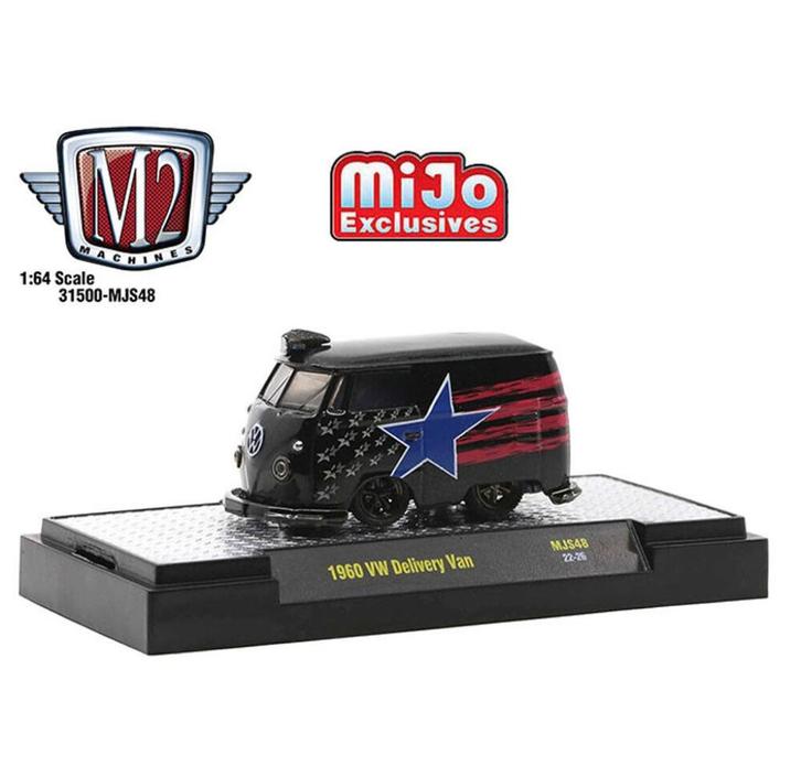 1960 VW korte Bus T1 Delivery Van van M2 1/64 MJS48, Hobby en Vrije tijd, Modelauto's | Overige schalen, Nieuw, Auto, Ophalen of Verzenden