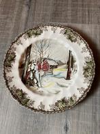 Antiek wandbord The Friendly Village Johnston Bros England, Antiek en Kunst, Ophalen of Verzenden