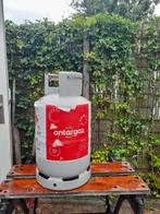 gasfles, gasbus, campinggas, groot, Ophalen, Gebruikt