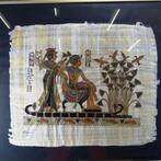 Egyptische Papyrus Schildering van Toetanchamon, Antiek en Kunst, Ophalen of Verzenden