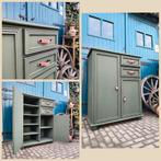 Groene stoere kledingkast NIEUW, Kast, Muppetsmeubels@gmail.com, Middenhof 41 Rilland, Nieuw