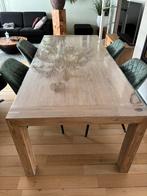 Houten tafel met 6 stoelen, Huis en Inrichting, Ophalen