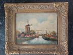 schilderij Hollands landschap, Antiek en Kunst, Ophalen