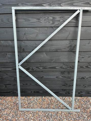 2 stuks nieuwe Gegalvaniseerde poortframe 154,5x100cm beschikbaar voor biedingen
