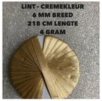 Lint - 6 mm breed  x diverse kleuren - RESTANT, Hobby en Vrije tijd, Naaien en Fournituren, Ophalen of Verzenden, Zo goed als nieuw