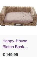 HAPPY HOUSE RIETEN HONDENMAND MET KLEED (ZGAN), Ophalen, Zo goed als nieuw, Riet