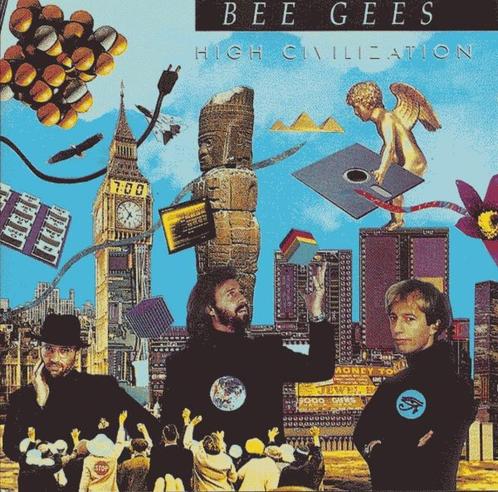 BEE GEES CD HIGH CIVILIZATION barry robin maurice gibb, Cd's en Dvd's, Cd's | Pop, Gebruikt, 1980 tot 2000, Ophalen of Verzenden