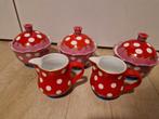 Oilily Suikerpotjes & Melkkannetjes - Polkadot Design, Ophalen of Verzenden