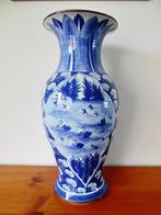 Grote handbeschilderde vaas, Antiek en Kunst, Ophalen of Verzenden