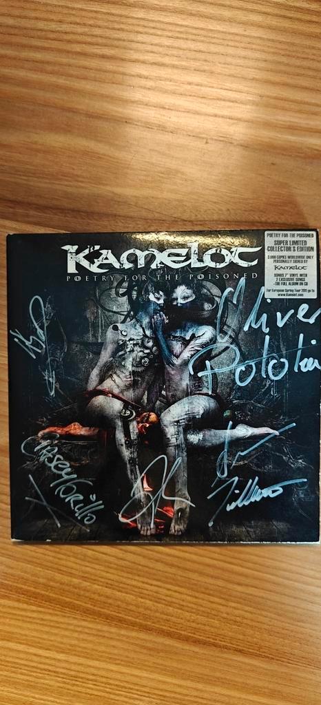 Kamelot - Poetry for the poisoned limited gesigneerd cd+lp, Cd's en Dvd's, Cd's | Hardrock en Metal, Gebruikt, Ophalen of Verzenden