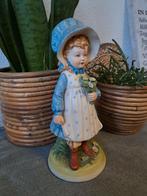 Vintage porseleinen Holly Hobbie beeldje, 21 cm, Designers, Verzamelen, Beelden en Beeldjes, Ophalen of Verzenden, Gebruikt, Mens