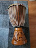 Djembe met hoes, Muziek en Instrumenten, Ophalen, Gebruikt, Trommel