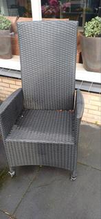 6 wicker tuinstoelen, Ophalen of Verzenden, Gebruikt, Wicker