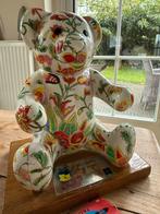 Keramiek handbeschilderd teddybeer Dr. Stoff-Heinz Blum, Verzamelen, Ophalen of Verzenden, Zo goed als nieuw, Dier