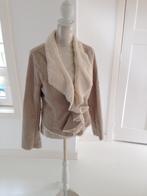 Vest / jasje beige met nepbont mt 40, Ophalen, Nieuw, Beige, Jasje