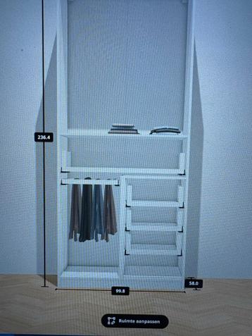 IKEA PAX/KOMPLEMENT Zwartbruin donkerbruin - Kastinrichting - afbeelding 4