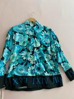 Shoeby blouse bloemenprint XS valt als maat L, Ophalen of Verzenden, Zo goed als nieuw, Maat 34 (XS) of kleiner, Blauw