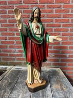 Vintage Jezus Beeld - Gips, Antiek en Kunst, Ophalen