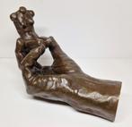 The Hand of God (1917) bronzen sculptuur, A. Rodin., Ophalen of Verzenden, Brons