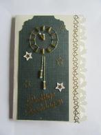 Geborduurd Kerst kaartje 993, Hobby en Vrije tijd, Kaarten | Zelfgemaakt, Ophalen of Verzenden, Nieuw, Kerst