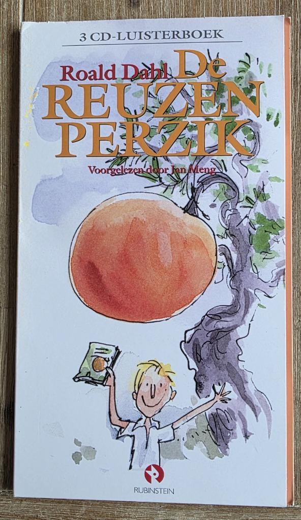 3 CD Luisterboek  De reuzenperzik - Roald Dahl  , Boeken, Luisterboeken, Cd, Kind, Ophalen of Verzenden