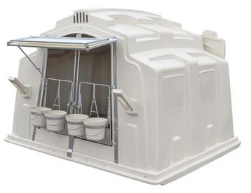 Agri-Plastics Buddy groepshut/kalverhok/kalverhuisvesting beschikbaar voor biedingen