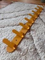 Stevige design wandkapstok, geel metaal, Zo goed als nieuw, Minder dan 100 cm, Metaal, Ophalen