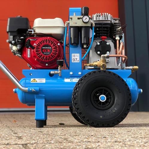 Benzine Compressor MC550Liter, Doe-het-zelf en Verbouw, Compressors, Nieuw, 10 bar of meer, Minder dan 25 liter, 400 tot 800 liter/min