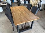 Tafel met 4 stoelen, Huis en Inrichting, Ophalen, Gebruikt, 50 tot 100 cm, 150 tot 200 cm