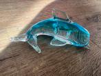 Glazen dolfijn 15 cm, Antiek en Kunst, Antiek | Glas en Kristal, Ophalen of Verzenden