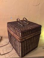 Rieten picnick mand, Hobby en Vrije tijd, Picknickmanden, Ophalen of Verzenden, Gebruikt