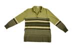 Lucia donkergroen dames polo shirt vintage 80s maat 42 LARGE, Maat 42/44 (L), Ophalen of Verzenden, Zo goed als nieuw, Korte mouw
