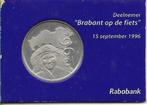 1 Poffer penning 1996 deelnemer Noord Brabant op de fiets, Postzegels en Munten, Penningen en Medailles, Verzenden