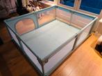 Grote grondbox aqua blauw in opbergtas, Kinderen en Baby's, Boxen, Ophalen of Verzenden, Zo goed als nieuw