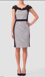 Ribkoff luxe slanke jurk grafisch zwart wit dessin maat 38, Maat 38/40 (M), Overige kleuren, Verzenden, Joseph Ribkoff