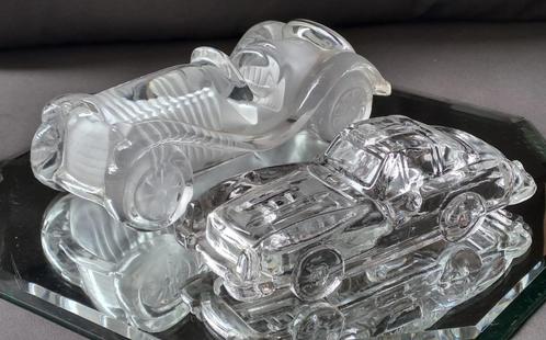 4 kristallen auto's. Samen of los te koop. Old timer Gemidde, Antiek en Kunst, Antiek | Glas en Kristal, Ophalen of Verzenden