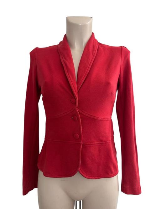 King Louie vest S, Kleding | Dames, Truien en Vesten, Zo goed als nieuw, Maat 36 (S), Rood, Ophalen of Verzenden