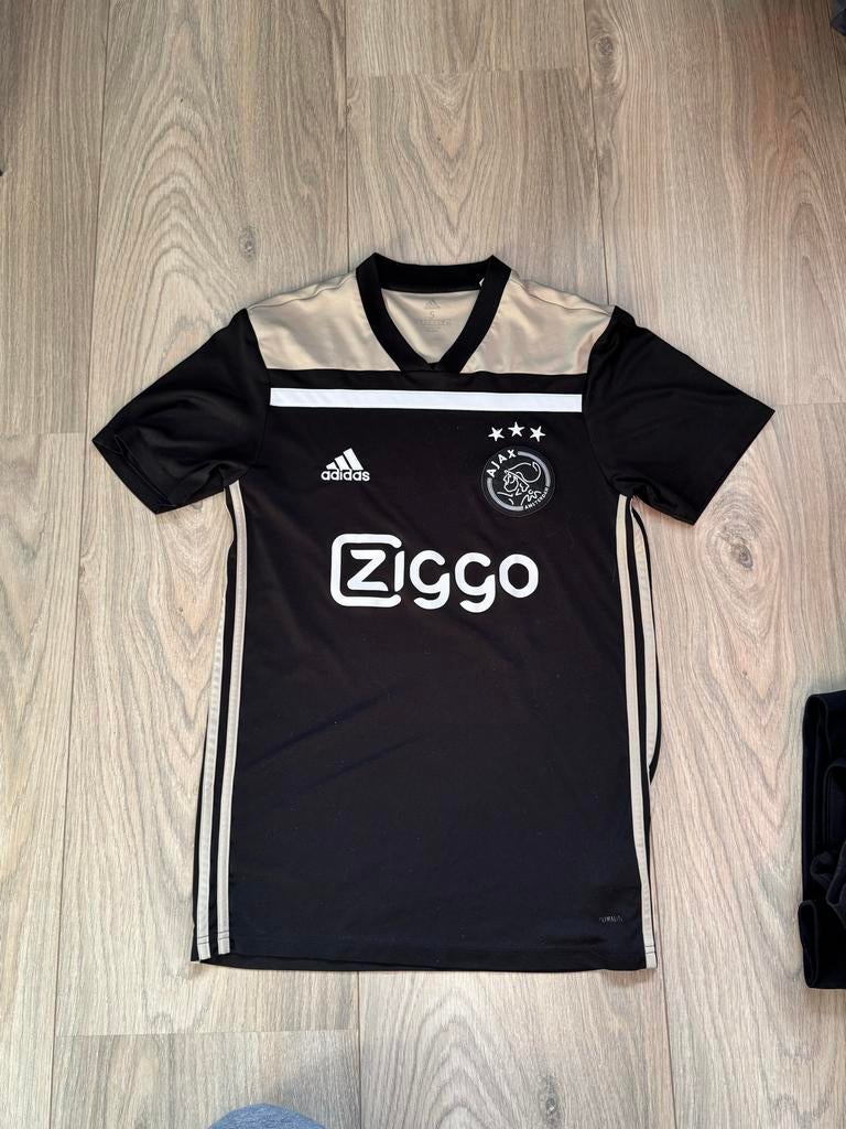 Ajax shirt 2018-2019 - Goede staat, Zwart, Overige typen, Ophalen of Verzenden, Maat 36 (S)