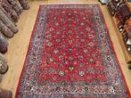 Vintage handgeknoopt perzisch tapijt sarough 330x220, 200 cm of meer, 200 cm of meer, Gebruikt, Rechthoekig