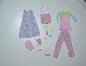 Barbie Happy Family Midge en Baby pajamas en accessoires beschikbaar voor biedingen