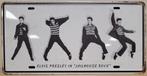 Elvis Presley jailhouse rock license plate metalen wandbord