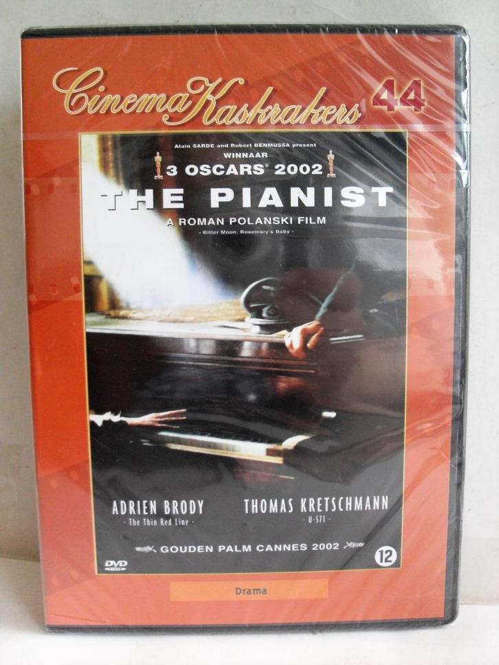 The Pianist (originele dvd) NIEUW !!!, Cd's en Dvd's, Dvd's | Drama, Nieuw in verpakking, Historisch of Kostuumdrama, Vanaf 12 jaar