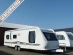 Hobby Vip 695 UMFF bj.2012, queensbed, voortent, luifel, Caravans en Kamperen, Rondzit, Hobby, 7 tot 8 meter, Bedrijf
