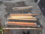 Partij hout, metalen profielen, kunststof panelen, Ophalen, Zo goed als nieuw, Balk